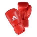 Adidas AIBA Licensed Boxing Gloves White & Red