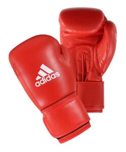 Adidas AIBA Licensed Boxing Gloves White & Red