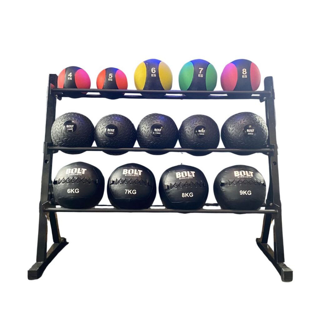 Physioball Racks Medicine Ball / Wall Ball Storage Rack - Fitness Equipment Ireland
