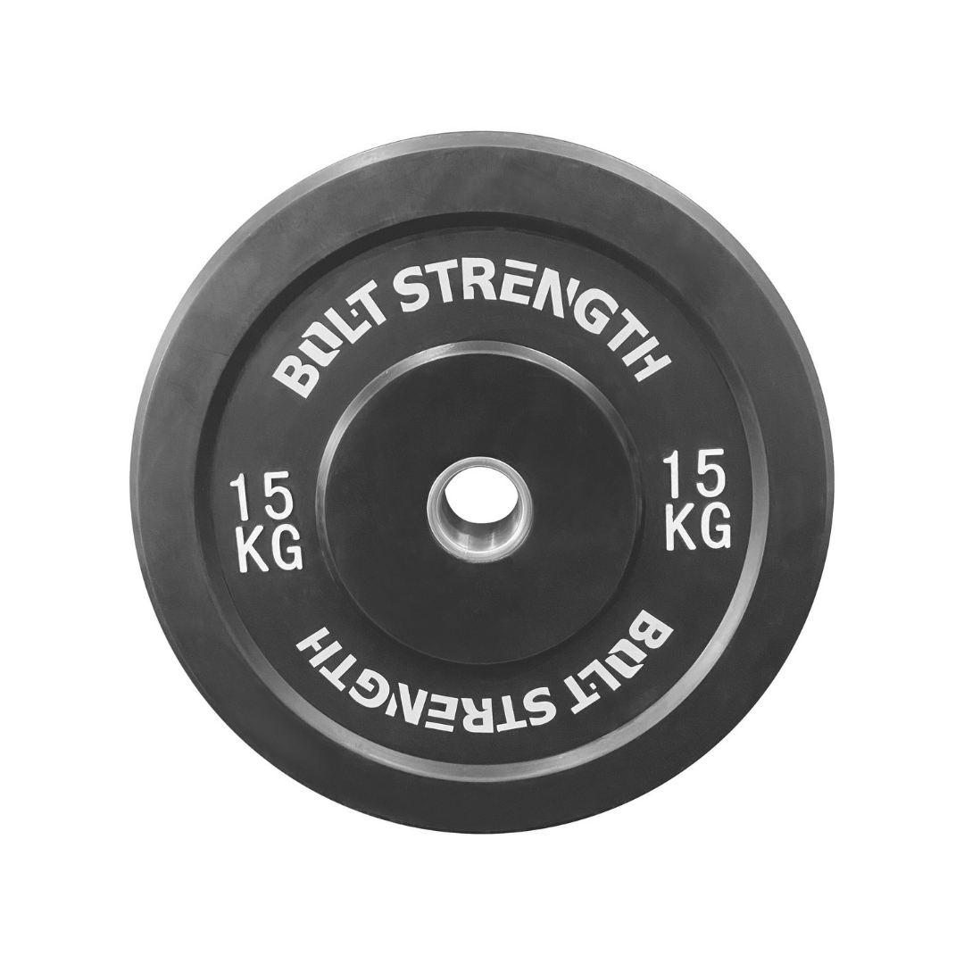 15KG Bolt Strength Bumper Plate - Fitness Equipment Ireland