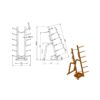 Studio Barbell Rack (Holds 12)