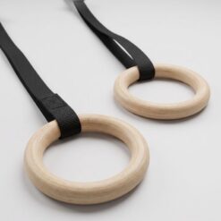 Wooden Gym Rings (Pair)