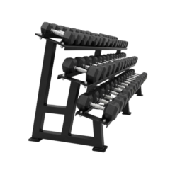 Three Tier 15 Pair Dumbbell Rack
