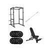 170KG Semi Commercial Power Rack Package