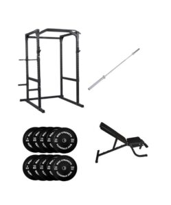 170KG Semi Commercial Power Rack Package