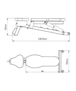 Bolt 601 Adjustable Bench dimensions