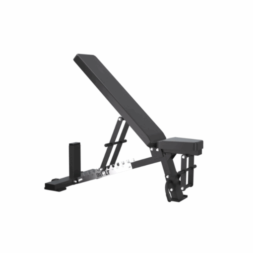 Full Commercial Adjustable Bench (Black_Silver)