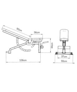 Bolt Strength Semi Commercial Bench dimensions