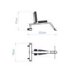 [uprightutilitybench] Product Dimensions Image