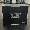 Bolt Strength Wooden Plyometric Box 3 in 1 – 20″ x 24″ x 30″ (Black)