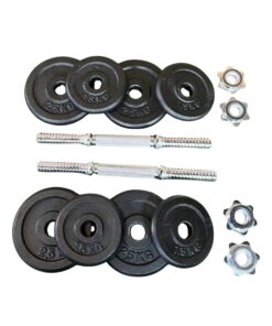 Dumbbell set adjustable (2x10kg)