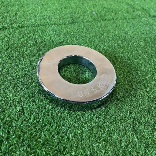 Silver fractional plates 0.75