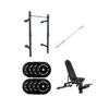 120KG Folding Squat Rack Package