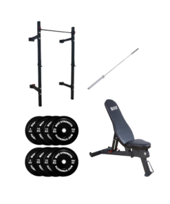 120KG Folding Squat Rack Package