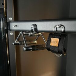 Black Cable Kick Back Foot _ Ankle Strap on rack