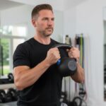 Cast Iron Kettlebells with man10kg