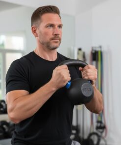 Cast Iron Kettlebells with man10kg