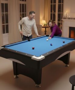 AccuPro Elite 7ft Pool Table people playing