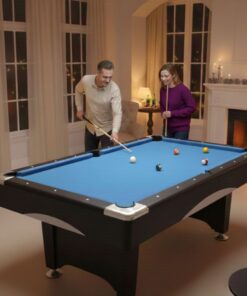 AccuPro Elite 7ft Pool Table people playing