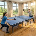 AccuPro Table Tennis Table people playing