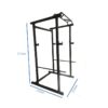 Home Racks and Storage Power Rack Power Cage - Dimensions