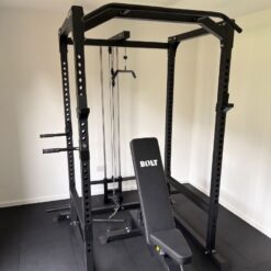 Semi Commercial Power Rack with lat pulldown