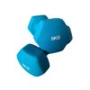 5kg Coloured Neoprene Dumbbells