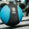 6KG Rubber Medicine Ball with Bounce - medicine-6kg