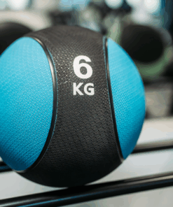 6KG Rubber Medicine Ball with Bounce - medicine-6kg
