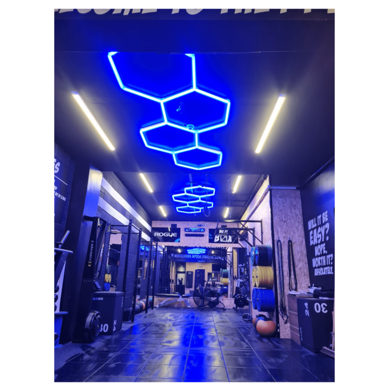 Modular Hex LED Gym Lighting - Fitness Equipment Ireland | Best for ...