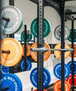 Coloured bumper plates