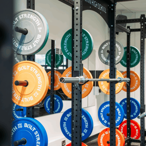 Coloured bumper plates