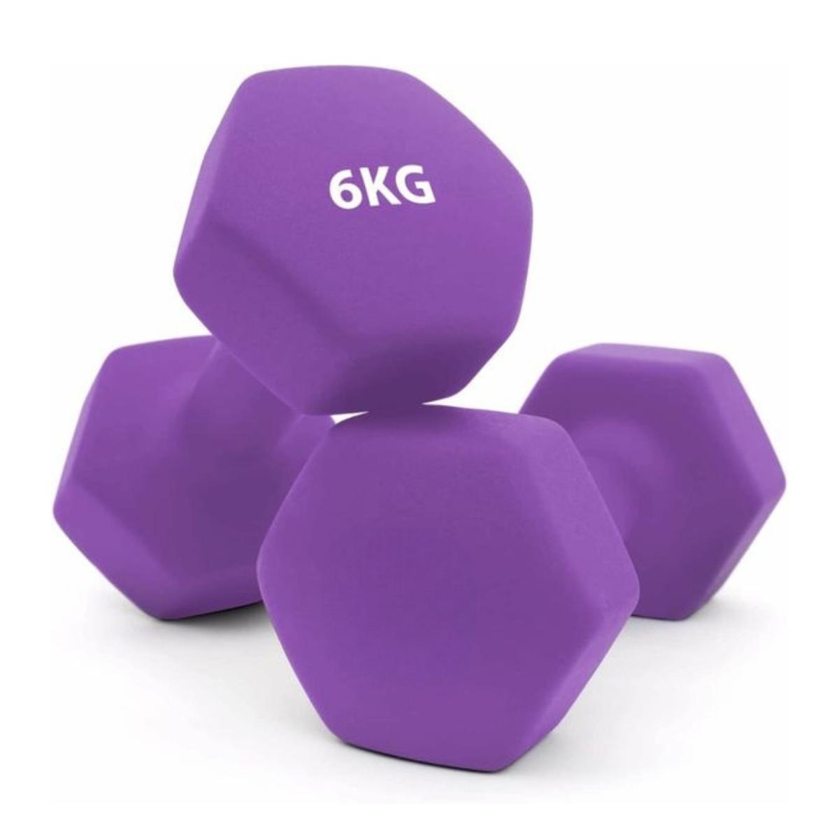 Opti neoprene dumbbell set 6kg new arrivals