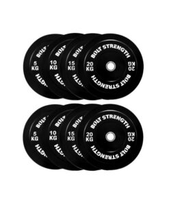 100kg Black Bumper Plates