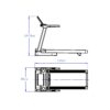 T80 Pro Treadmill dimensions