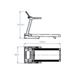 T80 Pro Treadmill dimensions