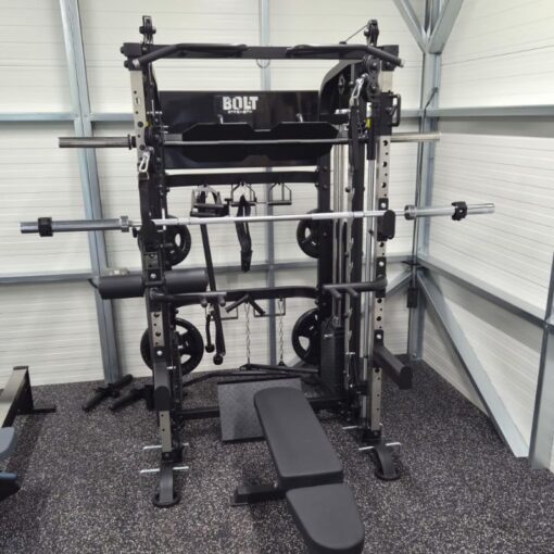 Bolt Strength Multi Functional Rack in home gym