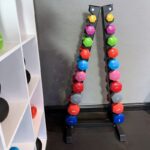 Neoprene Dumbbell Triangular Stand