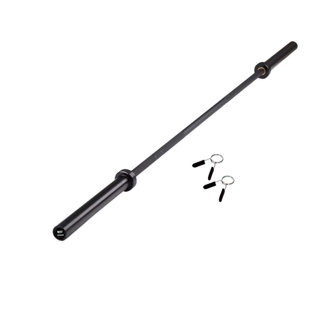 7ft Olympic Bar (20KG) – 1000lb (Black 4 Needle Bearing)
