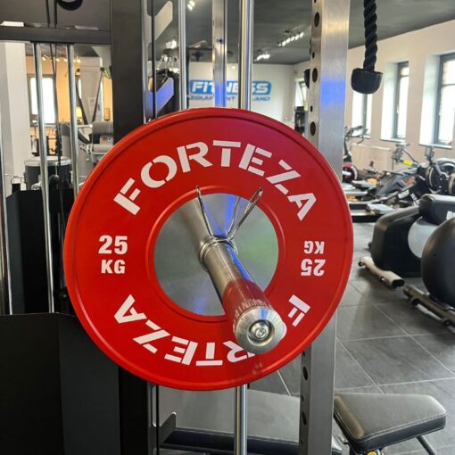 Forteza Competition Bumper Plate 25KG on bar
