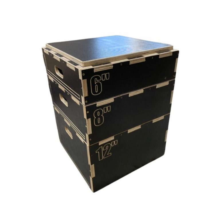 Custom Wooden Stackable Plyo Boxes (Without Logo) - Fitness Equipment ...