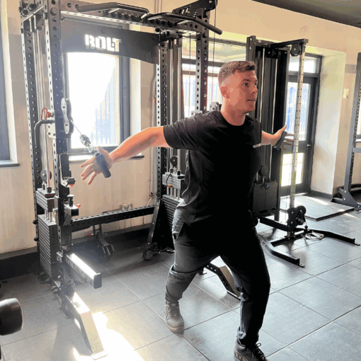 Pulley Gym Handle (Rubber) 2