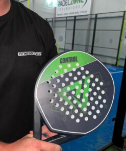 AccuPro Control _ Round Padel Racket in players hand