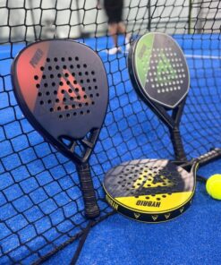 AccuPro Padel Rackets on a court