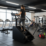 Forteza Compact Stairmill - with woman in gym