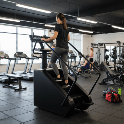 Forteza Compact Stairmill - with woman in gym