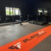 Easy Clean 20mm Black Floor with Orange Fleck