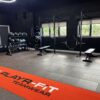 Easy Clean 20mm Black Floor with Orange Fleck