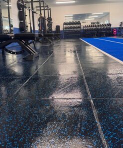 Easy Clean 30mm Floor Black with Blue Fleck