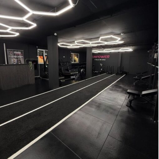 Empower Training - Easy Clean 15mm Black Flooring